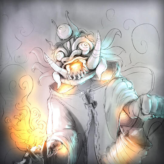 Colored sketch | 50€